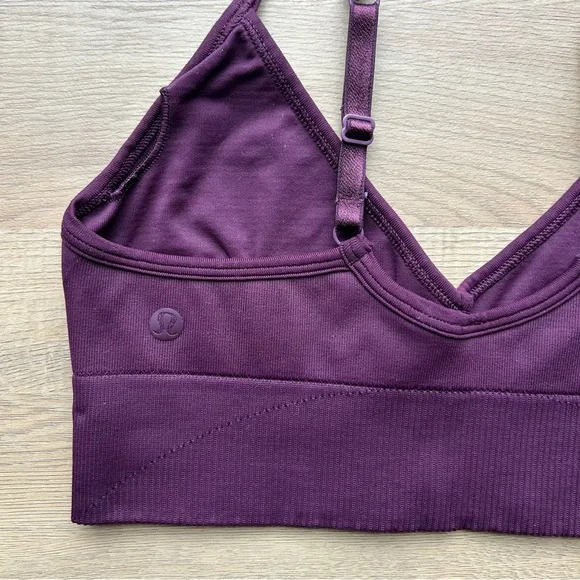 lululemon Deep Purple Bra - Picture 4 of 5
